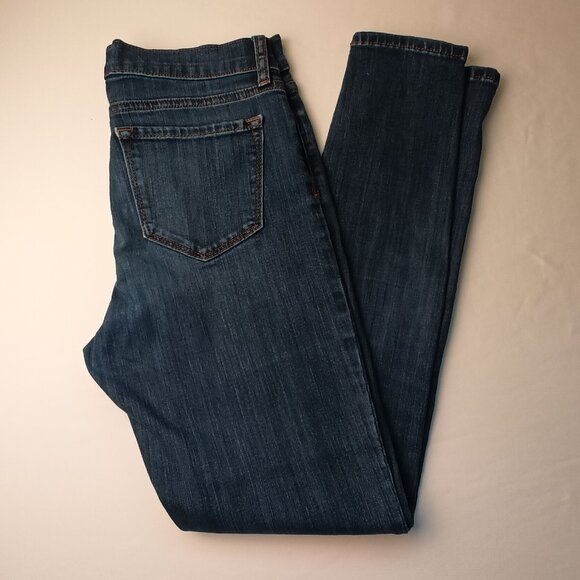 Banana Republic Denim Jeans Size 28/6 Mid Rise Skinny Leg Medium Wash - Picture 1 of 10